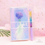 Couverture du journal intime avec éclairage doux