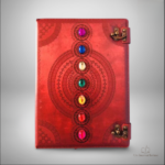Journal intime unique avec motifs médiévaux et pierres