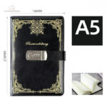 Journal intime noir pour un usage quotidien