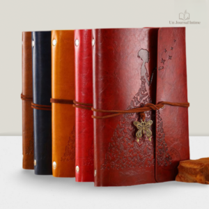 Journal intime avec motif de papillon