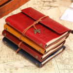 Journal intime stylé avec papillon