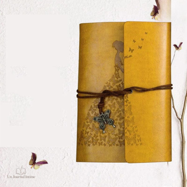 Journal créatif avec design papillon