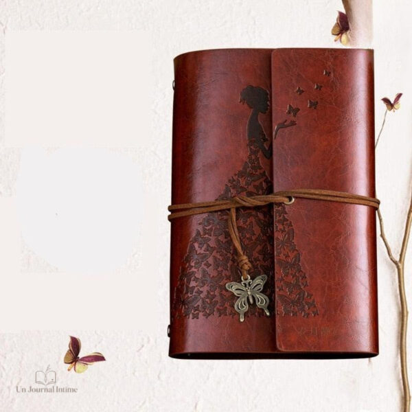 Journal à écrire avec motifs de papillons