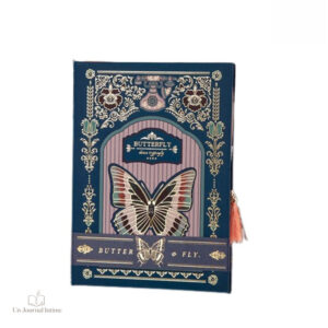 Cahier créatif à motif de papillon