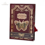 Cahier à écrire avec motif de papillon