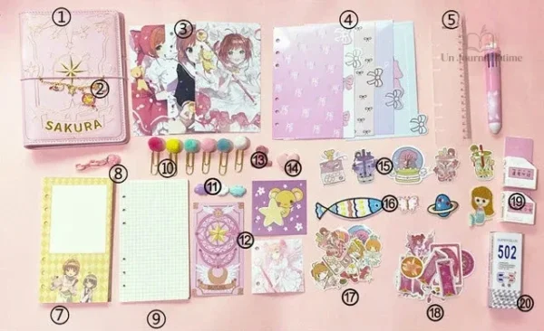 Journal intime floral pour filles avec pages décoratives uniques