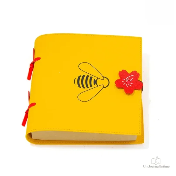 journal-intime-petite-abeille-jaune-1 Journal intime petite abeille noir