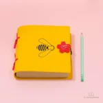 Cahier intime abeille design moderne