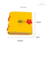 Journal intime décoré d'une abeille