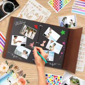 Espace pour écrire et coller des souvenirs inoubliables