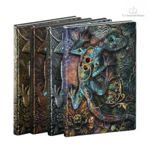Journal intime pour adolescent en couverture colorée