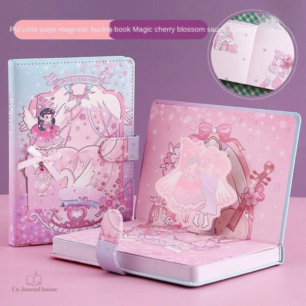 Cahier intime au design enchanteur de princesse
