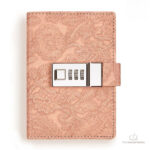 Carnet personnel avec code de sécurité élégant