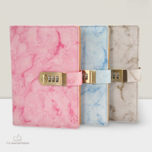 Journal intime rose élégant et doux