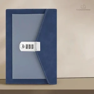 Journal intime noir lisse chic