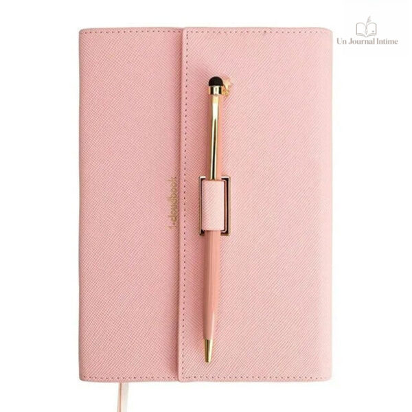journal-intime-rose-macaron-moderne-1 Journal intime rose moderne en style macaron