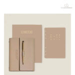 Journal rose élégant pour pensées et souvenirs