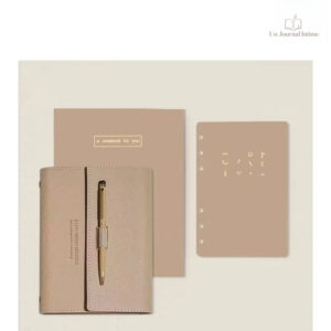 Journal rose élégant pour pensées et souvenirs