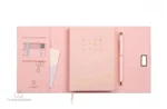 Agenda personnel rose pour notes et réflexions