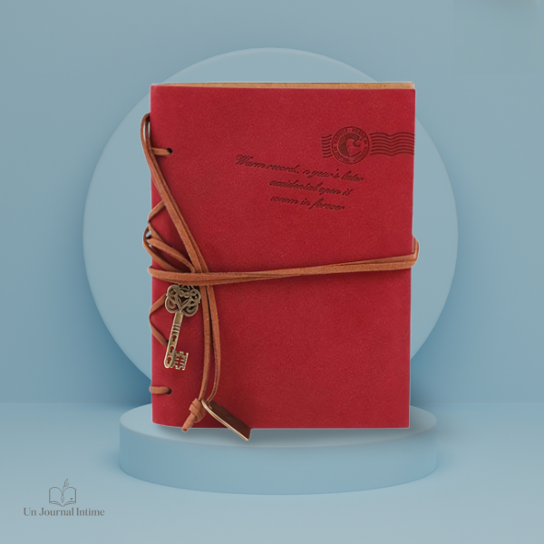 journal-intime-rouge-1 Journal intime rouge élégant et pratique