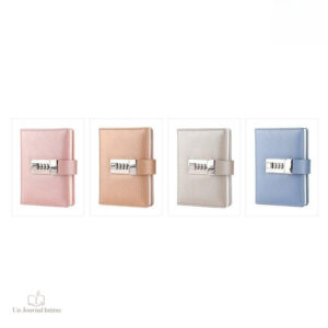 Couverture douce et minimaliste pour un journal intime