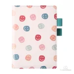 Cahier de notes beige, journal intime avec porte stylo intégré