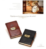 Style classique et nostalgique du journal intime en cuir
