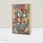 Journal intime vintage 3D mécanique