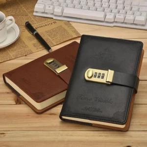 Cahier intime au style vintage pour pensées personnelles