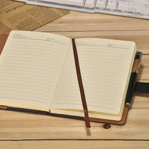 Journal vintage avec un look élégant et intemporel