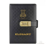 Carnet de notes vintage gris élégant