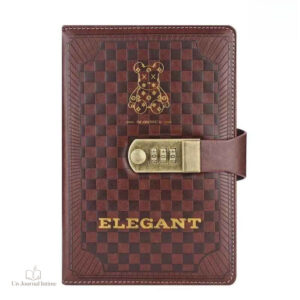 Élégant journal intime de couleur verte