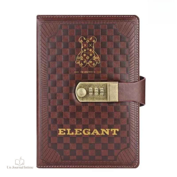 Élégant journal intime de couleur verte
