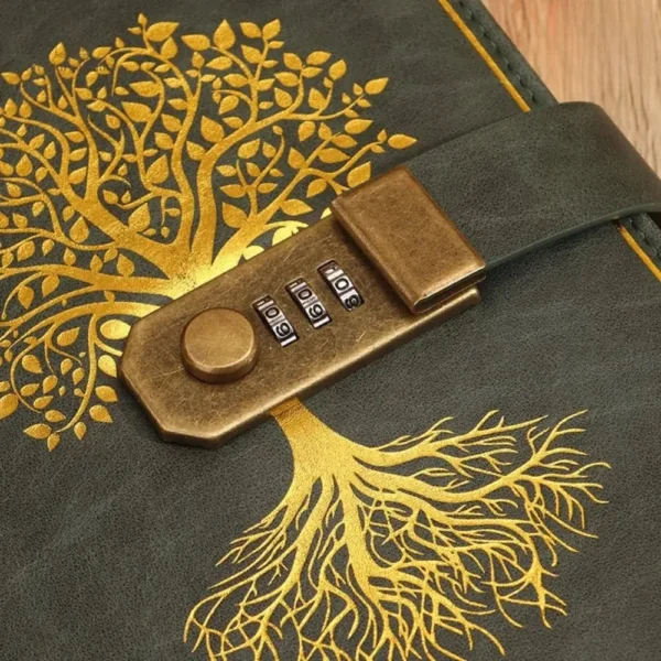 Journal intime avec illustration d'arbre