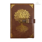 Carnet avec motif Arbre de vie élégant