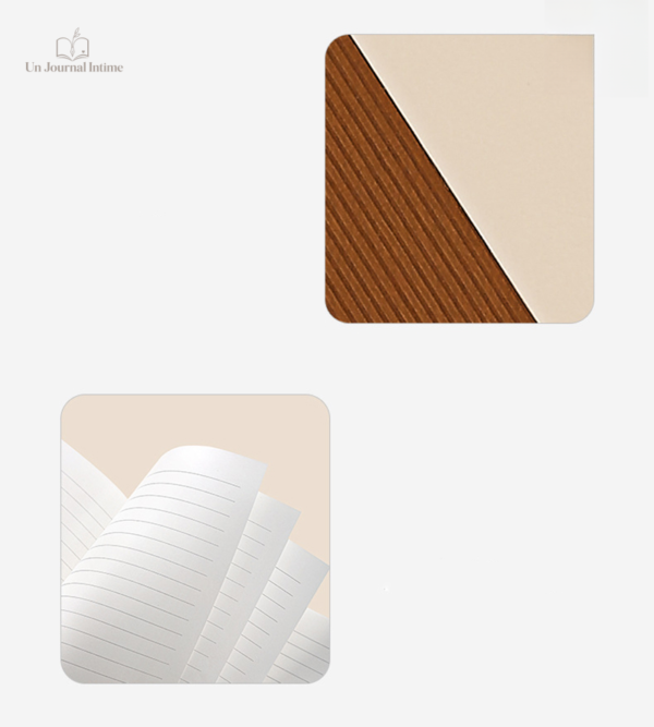 Journal bleu damier, parfait pour les secrets intimes